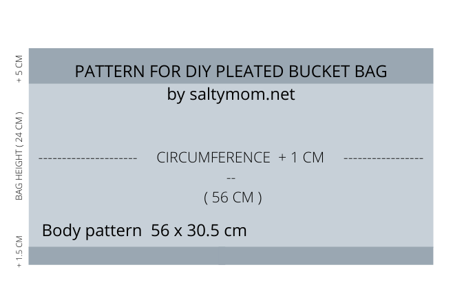 DIY a Pleated Bucket Bag | Salty*mom
