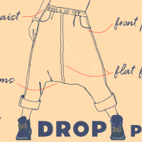 Draft n Sew Drop Crotch Pants Tutorial  ( with pattern download )